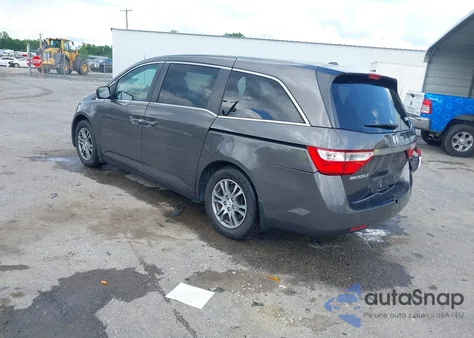2013 Honda Odyssey Ex-L из США, поврежденный, VIN 5FNRL5H65DB026458